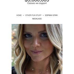 BNWB The Shop Forward ESPA Star Necklace